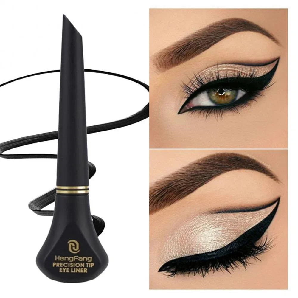 Eyeliner Liquide Noir — naturel et lisse, longue tenue, waterproof, séchage rapide, anti-bavures, maquillage des yeux durable