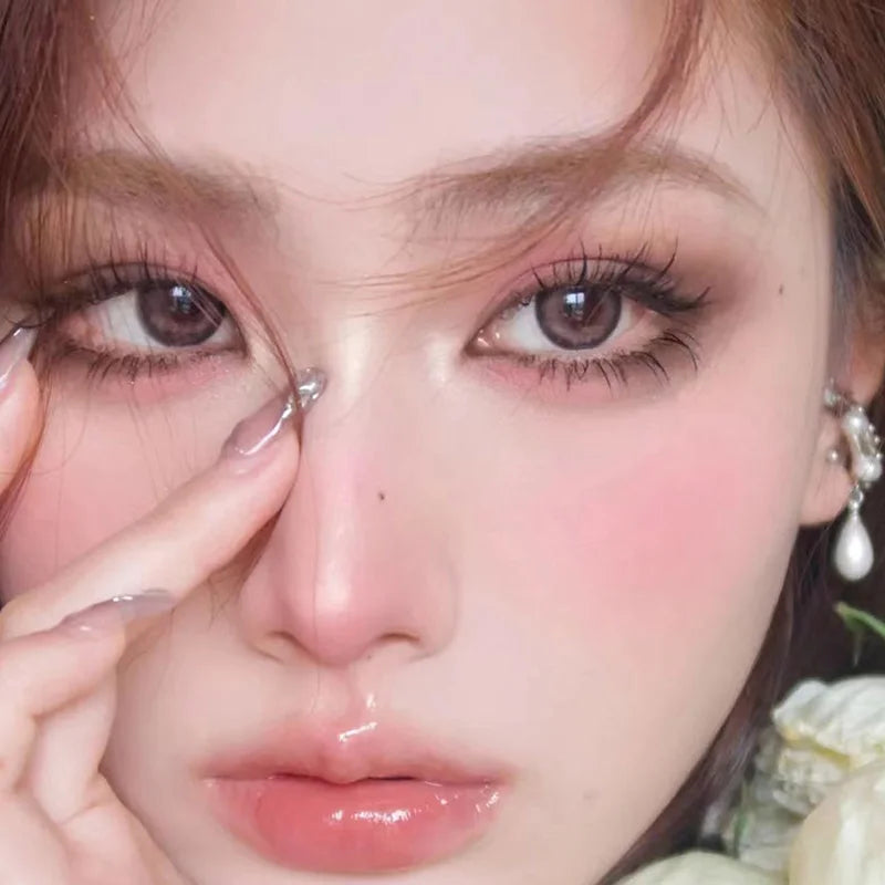 Mascara marron mat brosse ultra-fine allongeant cils noir naturel recourbant waterproof séchage rapide