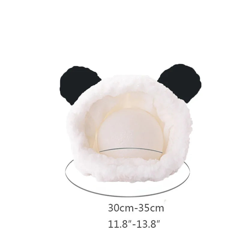 Cute Bear & Bunny Hooded Pet Hat – Soft Velvet Winter Costume for Cats & Dogs