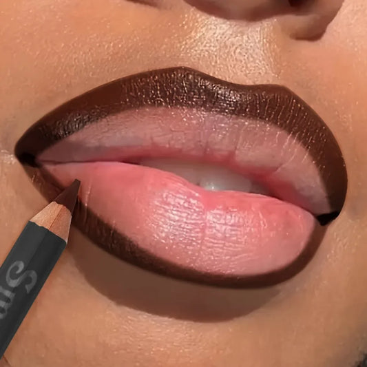 Set 12 Crayons à Lèvres Mat Nude – Longue Tenue, Waterproof, Haute Pigmentation, Contour et Maquillage des Lèvres