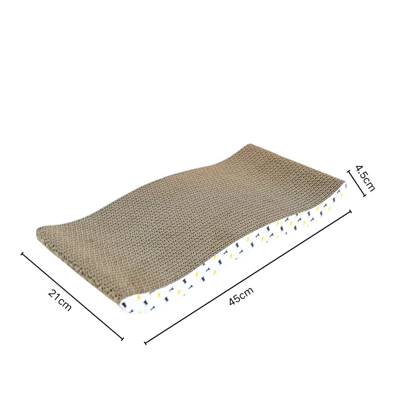 Corrugated Cardboard Cat Scratcher – Durable Scratching Board for Indoor Cats