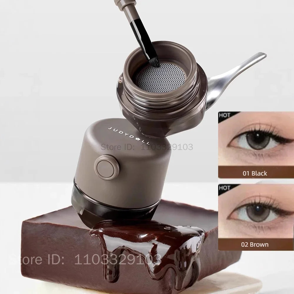 Eyeliner gel  – noir ou marron, waterproof, anti-bavure, longue tenue, séchage rapide, maquillage des yeux