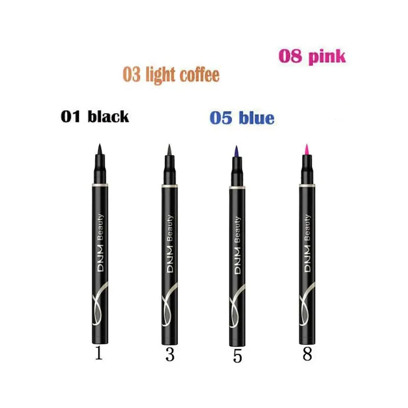 Crayon Eyeliner Liquide Coloré – Étanche, Bleu, Rouge, Noir, Blanc, Longue Tenue, Séchage Rapide, Maquillage des Yeux, Cosmétiques