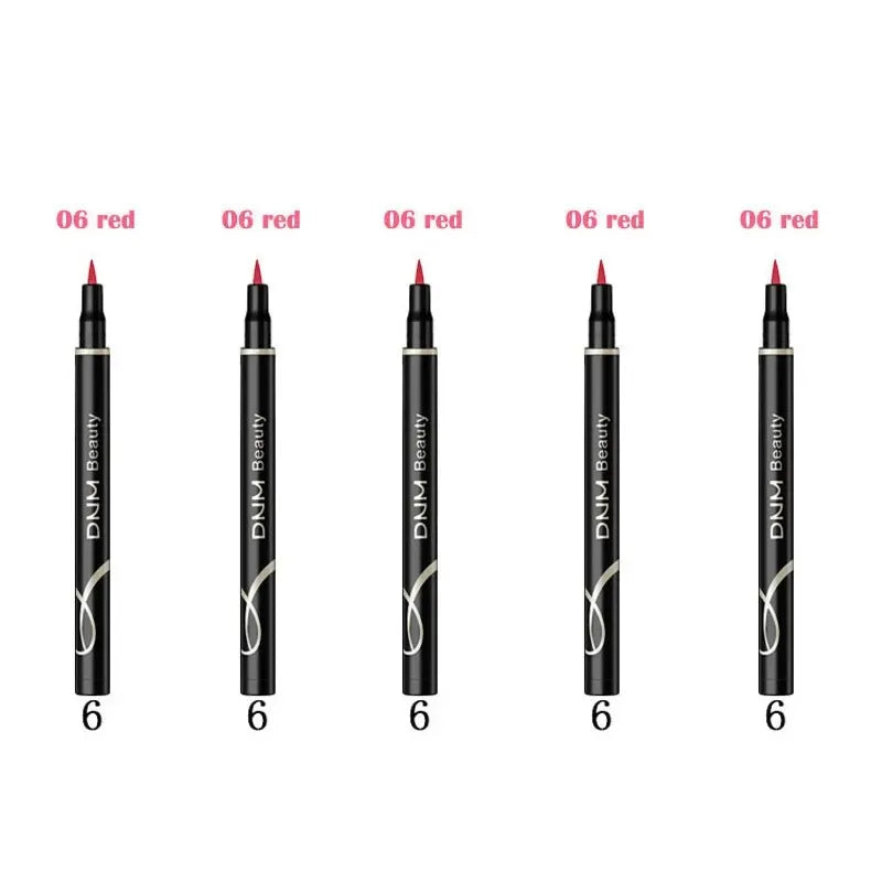 Crayon Eyeliner Liquide Coloré – Étanche, Bleu, Rouge, Noir, Blanc, Longue Tenue, Séchage Rapide, Maquillage des Yeux, Cosmétiques