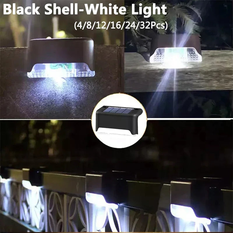 Solar Deck Lights – Waterproof LED Step & Fence Lights for Outdoor Spaces