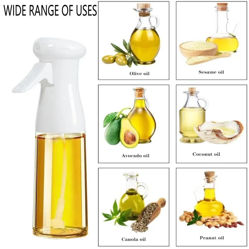Reusable Olive Oil Sprayer Bottle – Food-Grade Oil & Vinegar Mist Dispenser for Cooking, BBQ & Kitchen Use