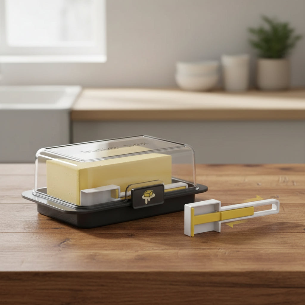 Butter Storage Box with Clear Lid – Fresh-Keeping Cheese & Butter Container