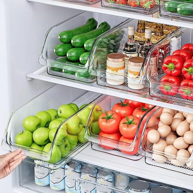 Large-Capacity Refrigerator Storage Box – Pull-Out Kitchen Organizer
