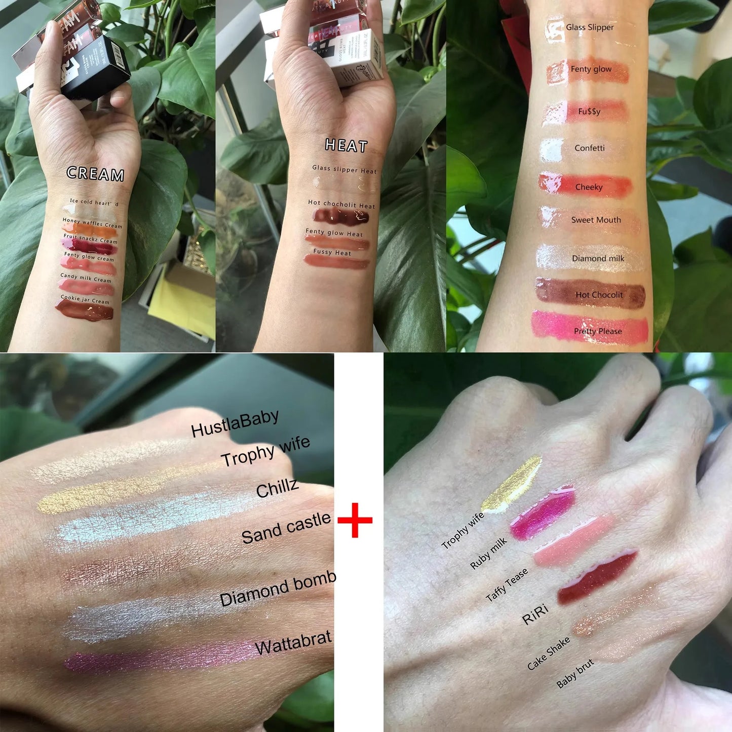 Baume à Lèvres – Rouge à Lèvres Longue Tenue, Paillettes, Hydratant, Effet Repulpant, Soin des Lèvres, Gloss, Idéal Cadeau