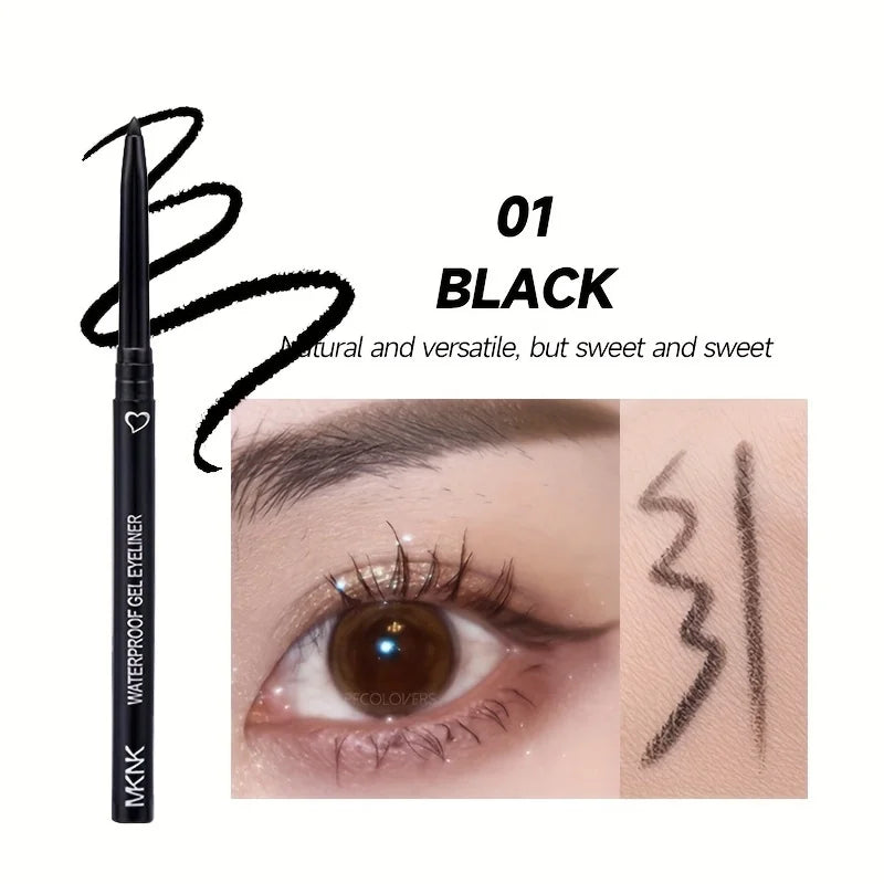 Crayon Eyeliner Longue Tenue – Waterproof, Haute Pigmentation, Ombre à Paupières, Maquillage des Yeux pour Femmes