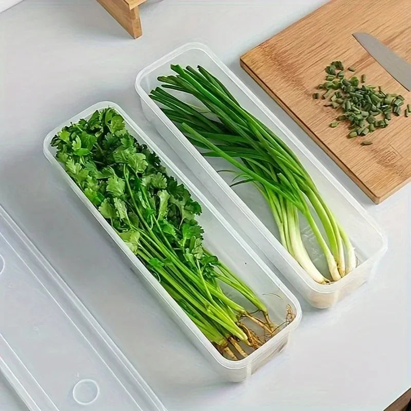 Refrigerator Fresh-Keeping Storage Boxes – Transparent Airtight Food Containers