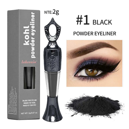 Crayon en Poudre – Eyeliner Longue Tenue, Doux et Respectueux de la Peau, Facile à Utiliser, Traçage Fluide