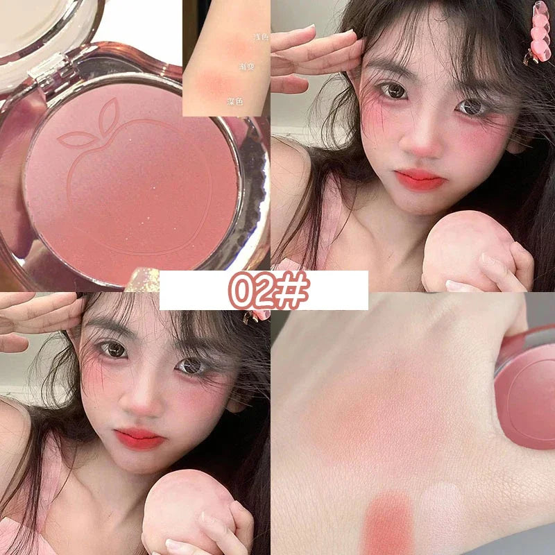 Blush Pêche & Rose – Fini Mat, Tenue Longue, Texture Soyeuse