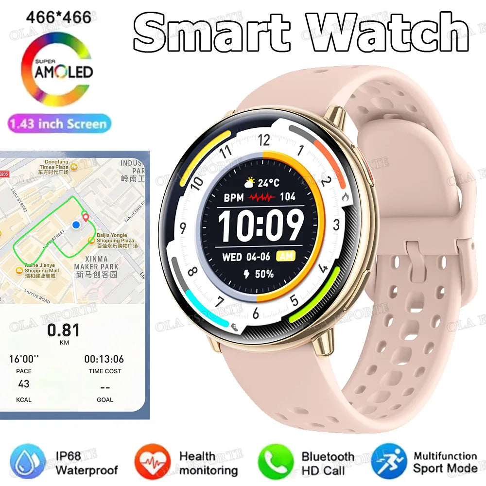 Pour Amazfit Active 2 GPS montre intelligente hommes femmes Ai GPT Amoled étanche Sport montre intelligente boussole NFC BT appel montres pour