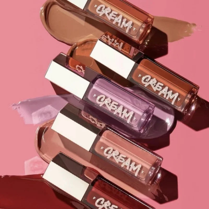 Gloss à lèvres – Hydratant avec brillance scintillante | Effet repulpant pour lèvres | Rouge à lèvres liquide idéal pour débutantes | Maquillage féminin tendance