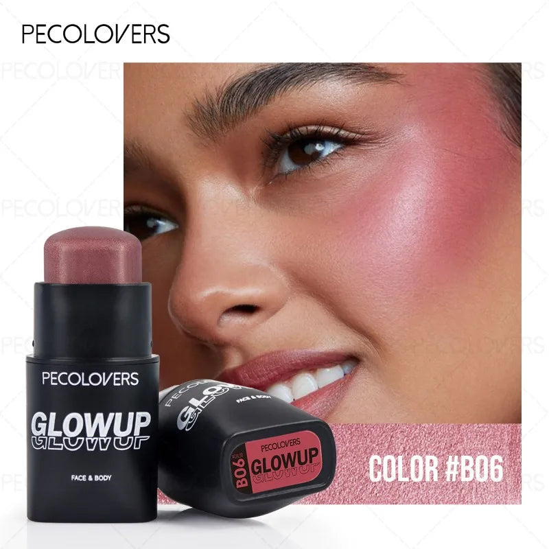 Stick Maquillage Multifonction — Blush pour le Visage, Choix de Couleurs Multiples, Waterproof et Résistant à la Transpiration, Cosmétiques pour le Visage