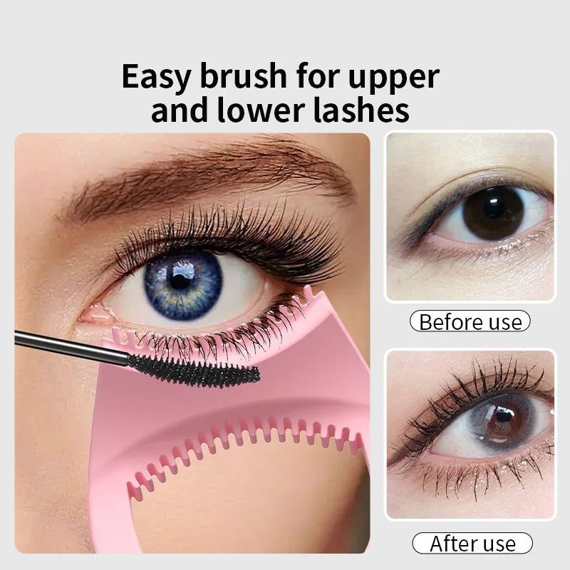 Pochoir Eyeliner Silicone Multifonction — pointe ailée, maquillage rapide et facile, aide pour ombres à paupières et guide cils