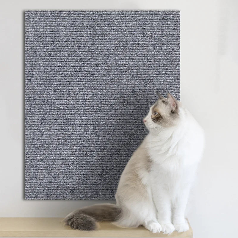 Self-Adhesive Cat Scratch Protector – Trimmable Furniture & Wall Protection Mat