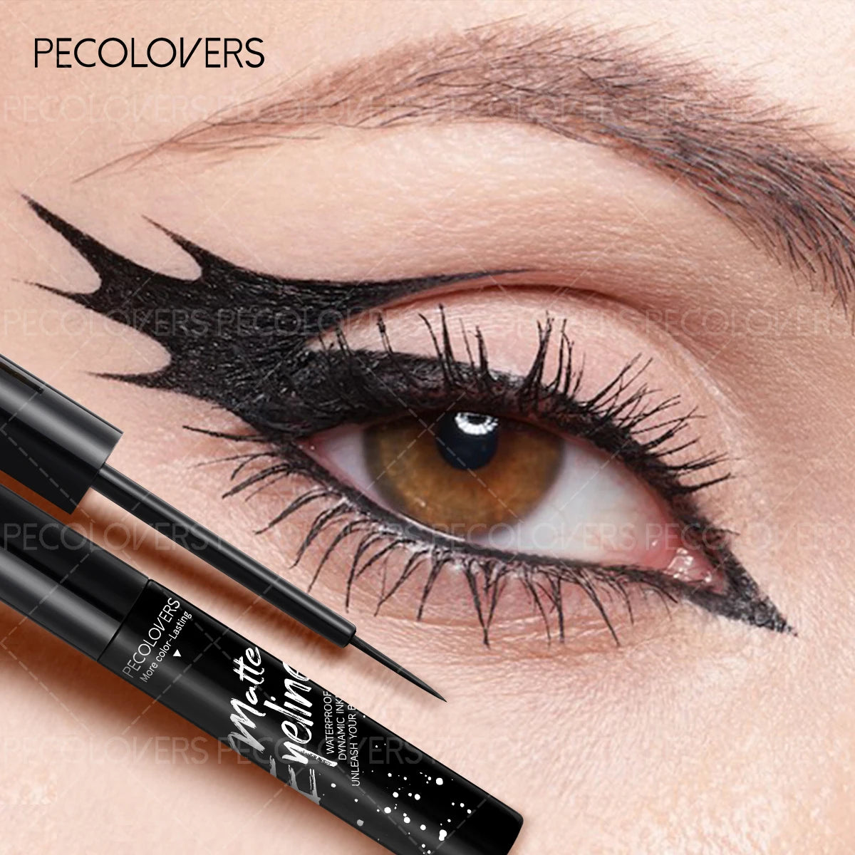 1 crayon eyeliner liquide mat waterproof longue tenue, sans bavure, idéal pour les cadeaux