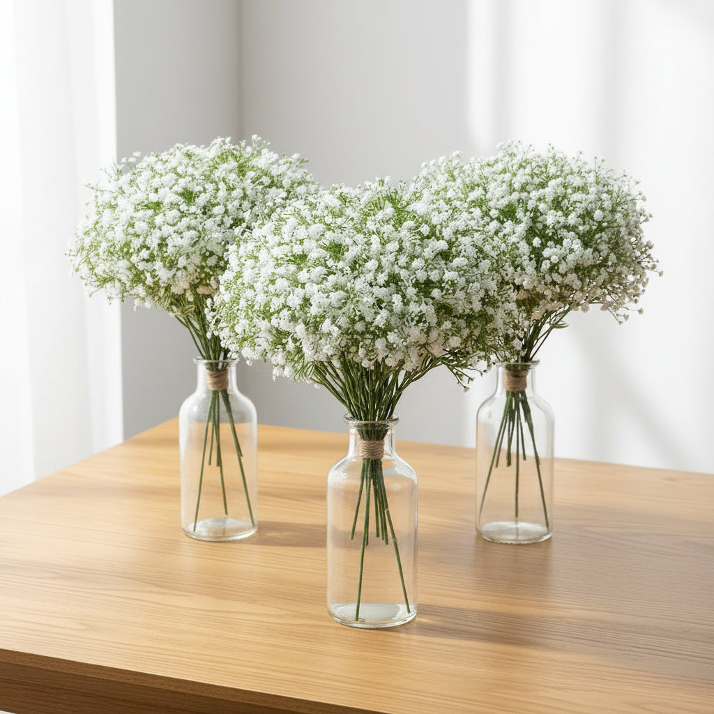 Artificial Baby’s Breath Flowers – Gypsophila Bouquet for Wedding & Home Décor