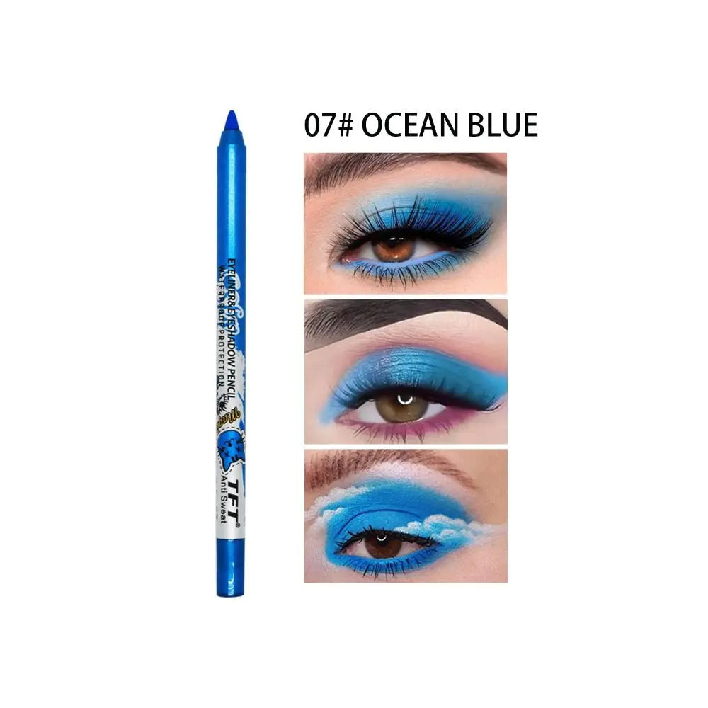 Crayon eyeliner longue tenue Fashion Not Blooming, waterproof, couleur, gel, ombre à paupières