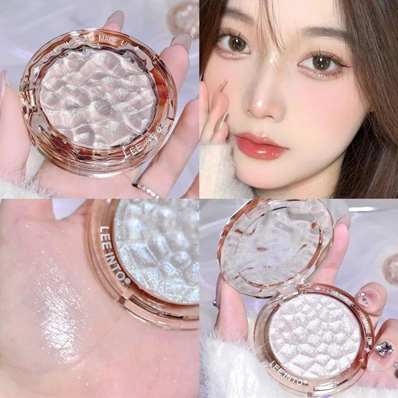 Blush poudre – Poudre perlée à haute brillance, fine et scintillante – Maquillage illuminant, sans chute