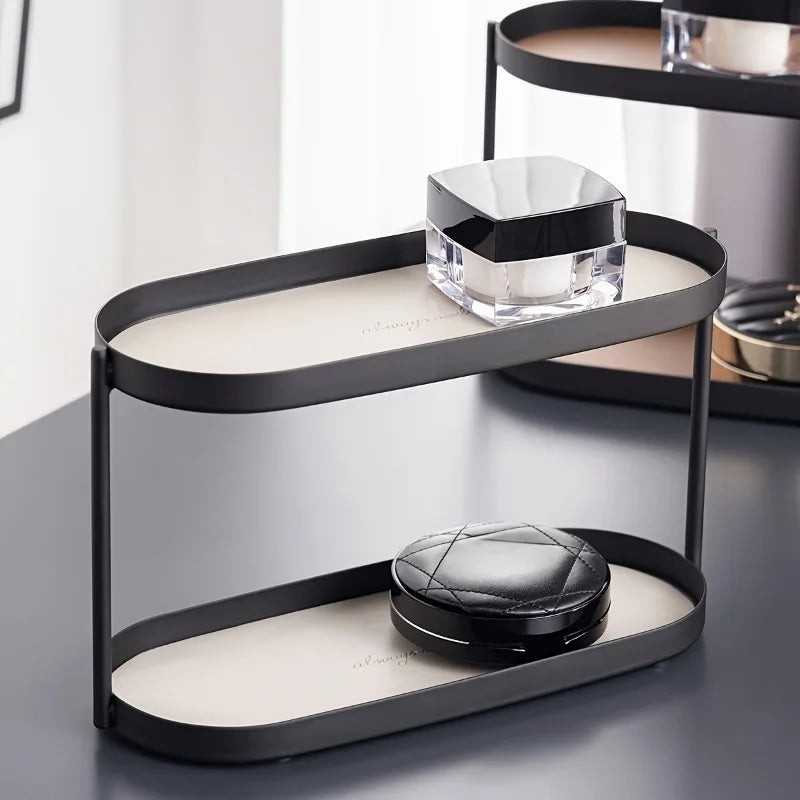 Double-Layer Makeup & Jewelry Organizer