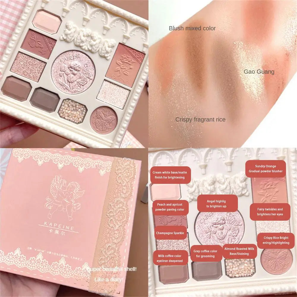 Palette fards à paupières haute qualité, nacrée, highlighter, film polarisé, mats, longue tenue, correction et maquillage yeux