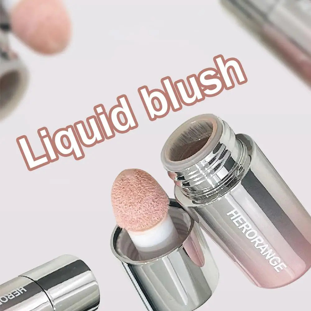 Blush Liquide Visage — Texture Mousse Lisse pour Joues et Yeux, Fini Mat et Pailleté, Stick Waterproof pour Contour et Highlight, Maquillage Complet