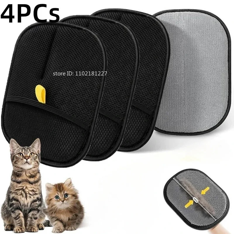 Double-Sided Pet Hair Removal Glove – Reusable Fur Cleaner for Furniture & Clothing