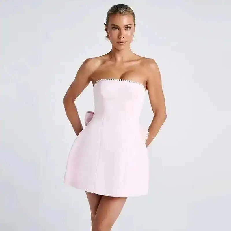 Mini Dress Femme – Noeud