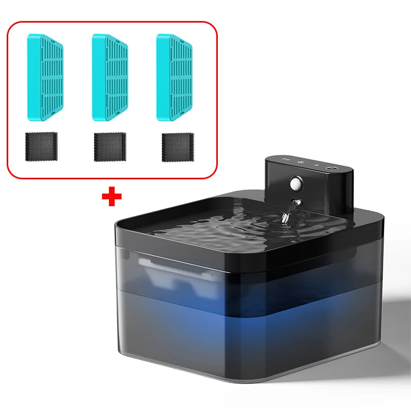 Automatic Rechargeable Water Fountain for Cats & Dogs