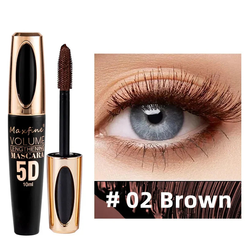 **« Mascara  5 couleurs – Épais, recourbant et waterproof »**