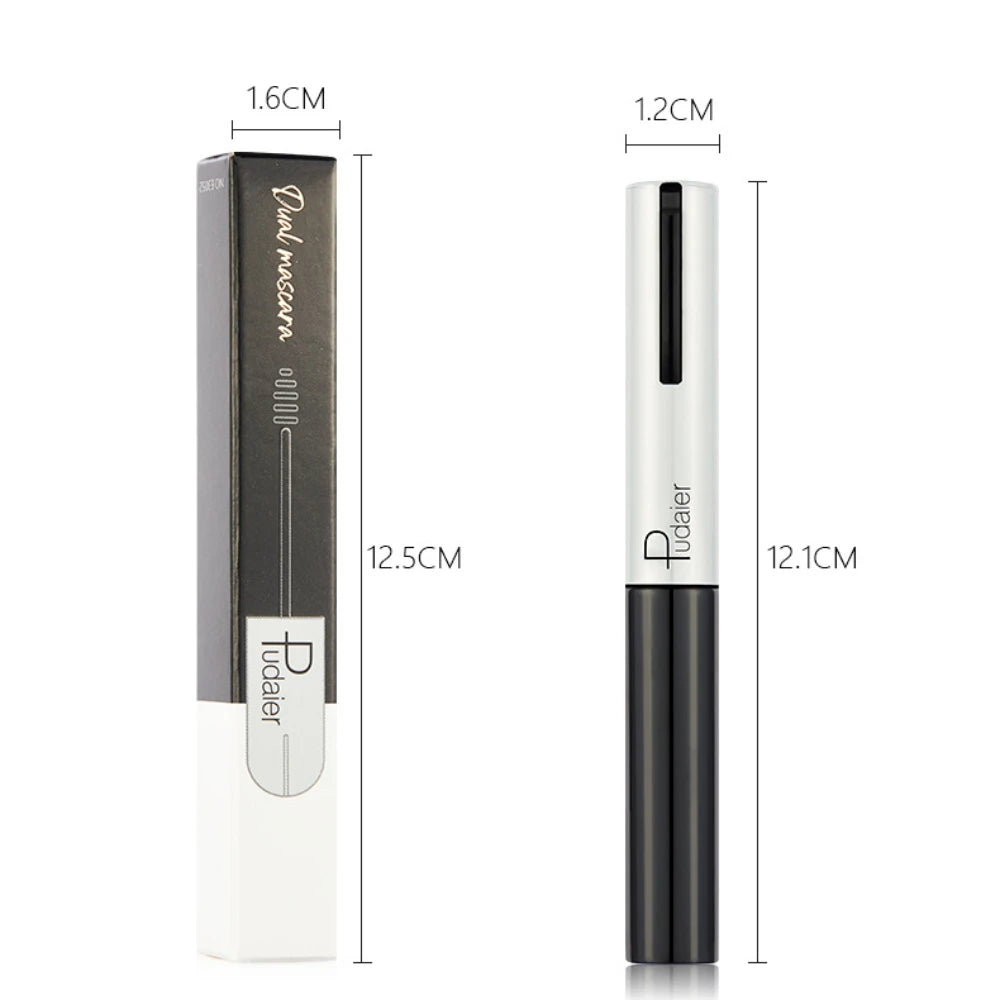 Mascara blanc 4D soyeux cils naturels longue tenue waterproof volume et courbure