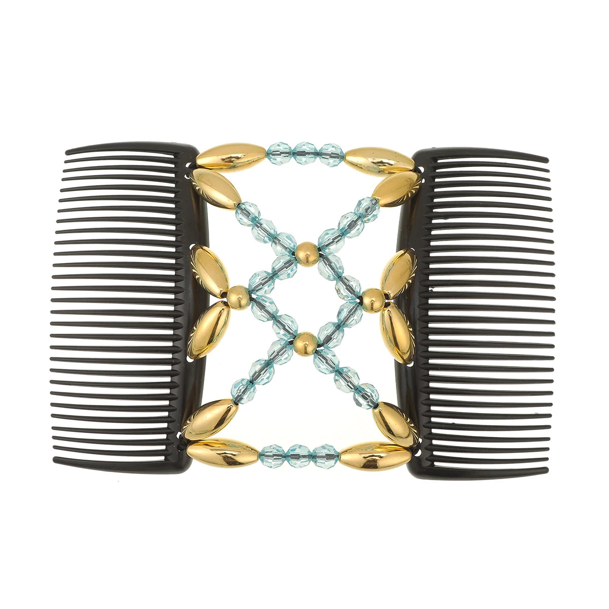 « Peigne Élastique Double Rang – Accessoire Cheveux Femme »