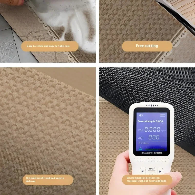 Non-Slip Pet Feeding Mat – Washable Anti-Spill Food & Water Placemat