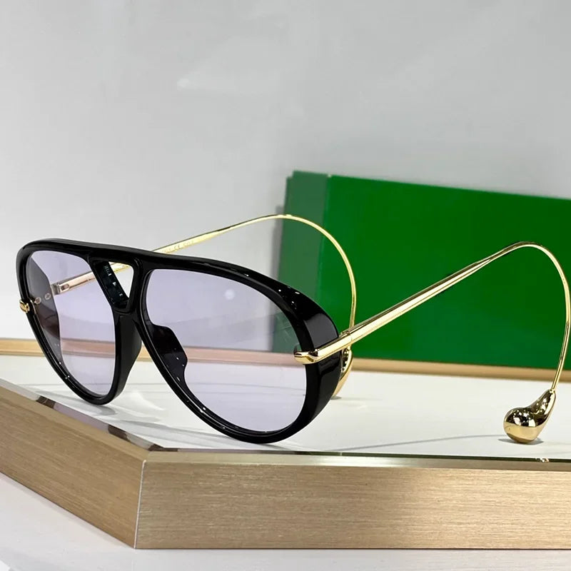 « Lunettes de soleil Femme – Aviateur INS, Tortoise & Or »