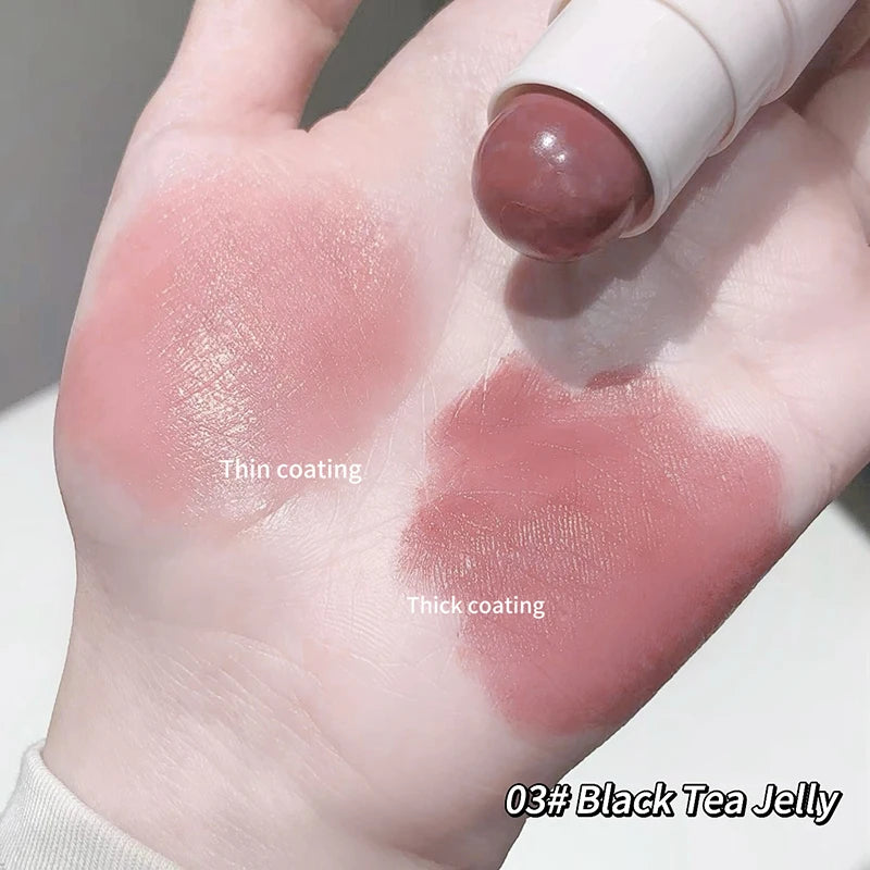 Blush Stick Mat Doux — Hydratant, Fini Mat Naturel, Texture Tendre, Facile à Estomper, Stick Rouge pour Joues