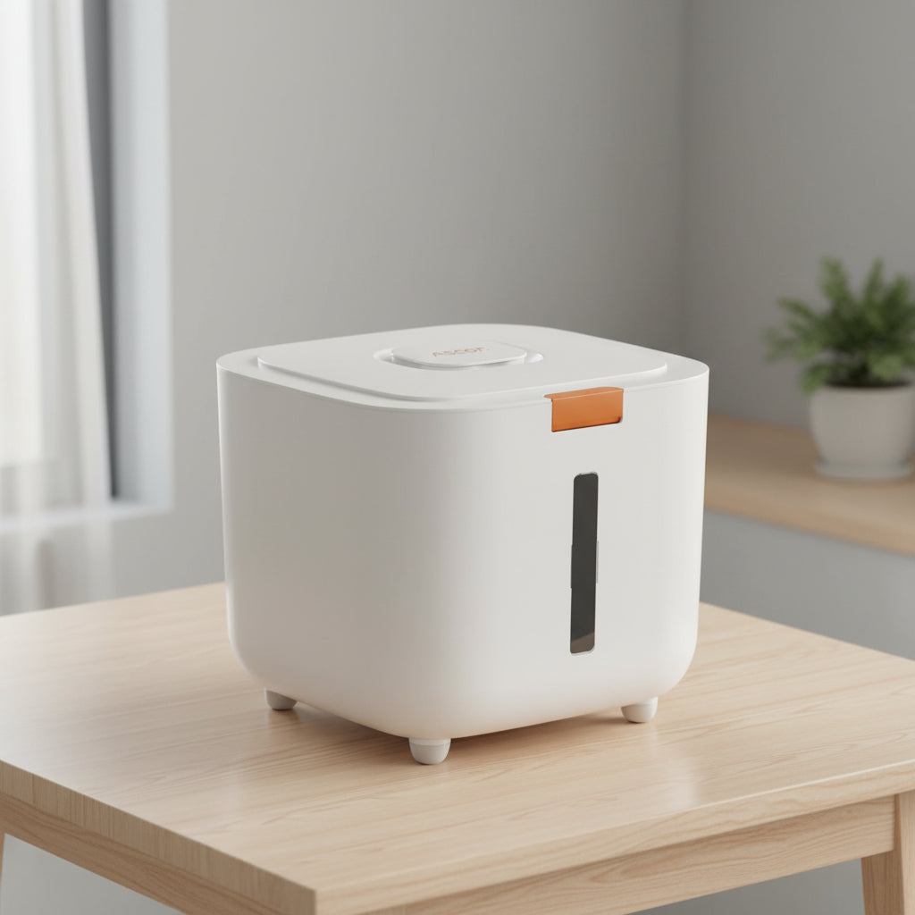 360° Rotating 6-Grid Food Dispenser – Airtight Kitchen Storage Container