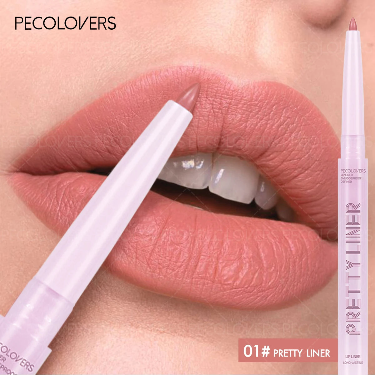 1 Pièce Crayon à Lèvres Nude – Texture Mat, Anti-Transfert, Pratique pour Voyage, Maquillage Quotidien