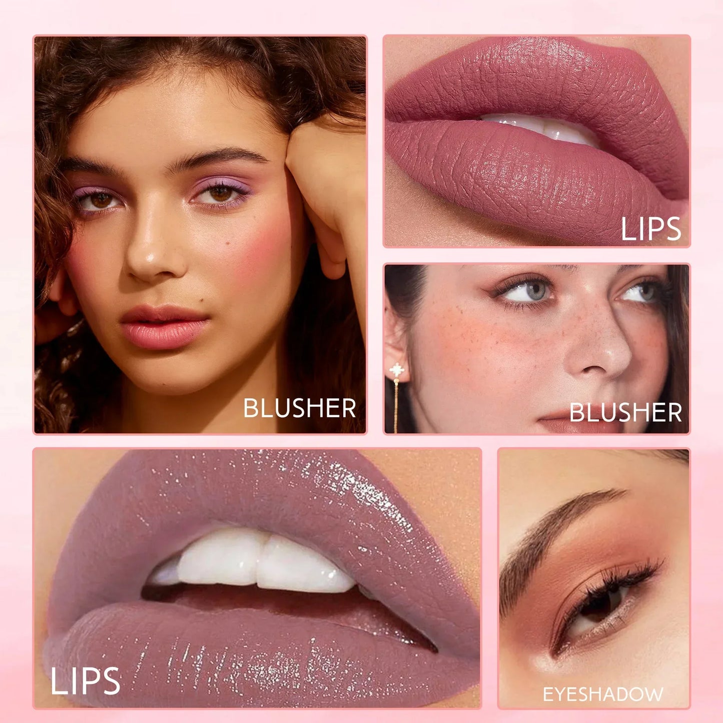 Blush liquide mat – Pigment visage et ombre à paupières longue tenue, texture crème – Teinte orange pêche naturelle pour un maquillage éclatant