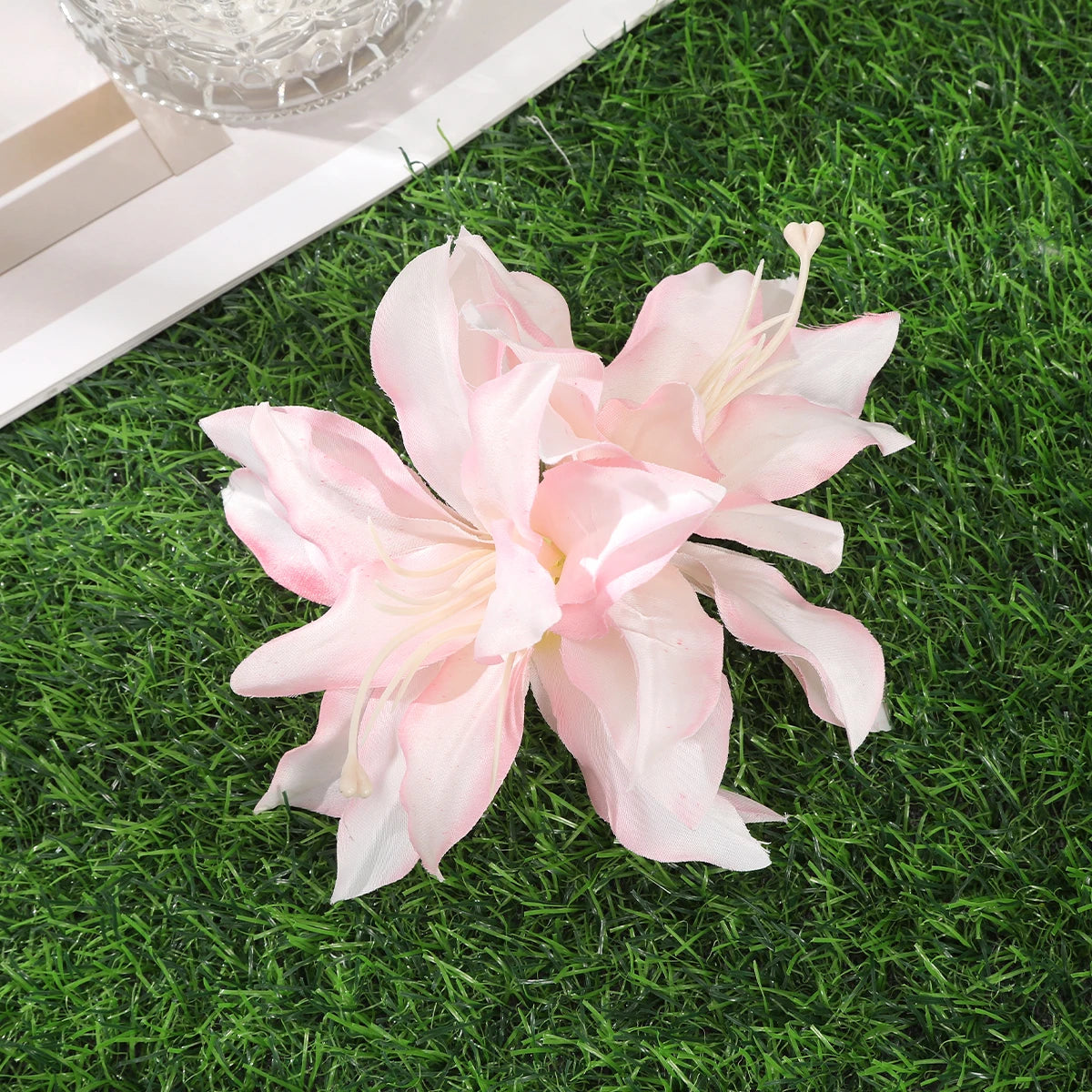 « Barrettes Femme – Fleurs Orchidée, Style Bohème »