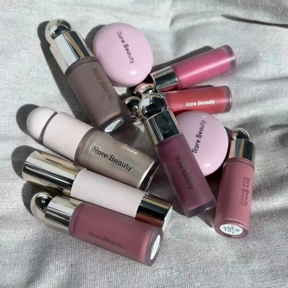 Blush poudre douce illuminatrice – Blush liquide waterproof et hydratant, application fluide – Pour un teint naturel et lumineux avec effet highlighter