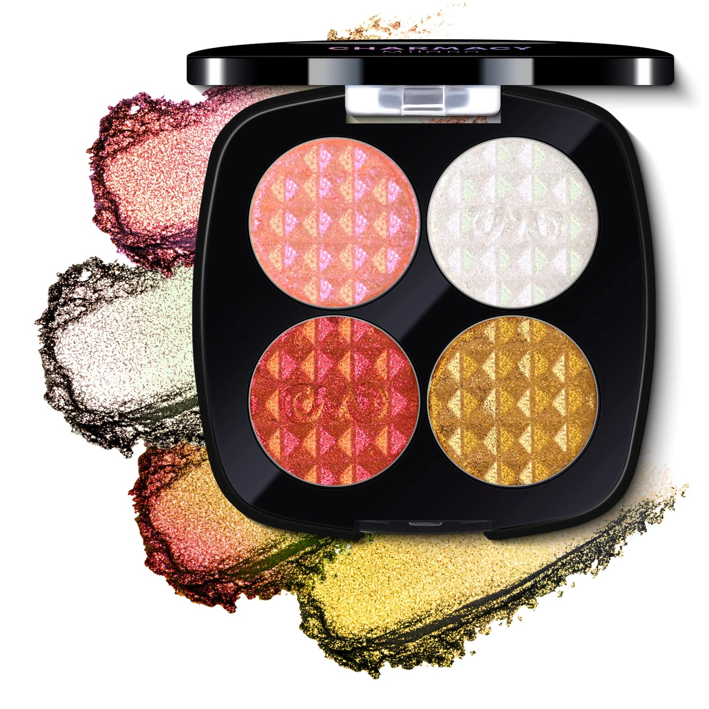 **« Palette fards à paupières  4 couleurs – Vegan, scintillant et longue tenue »**