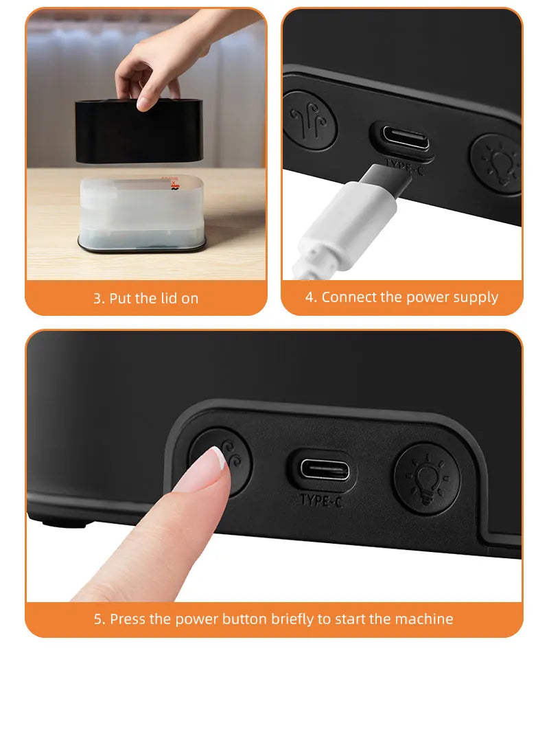 Flame Aroma Diffuser – Colorful LED Essential Oil Humidifier for Home & Relaxation
