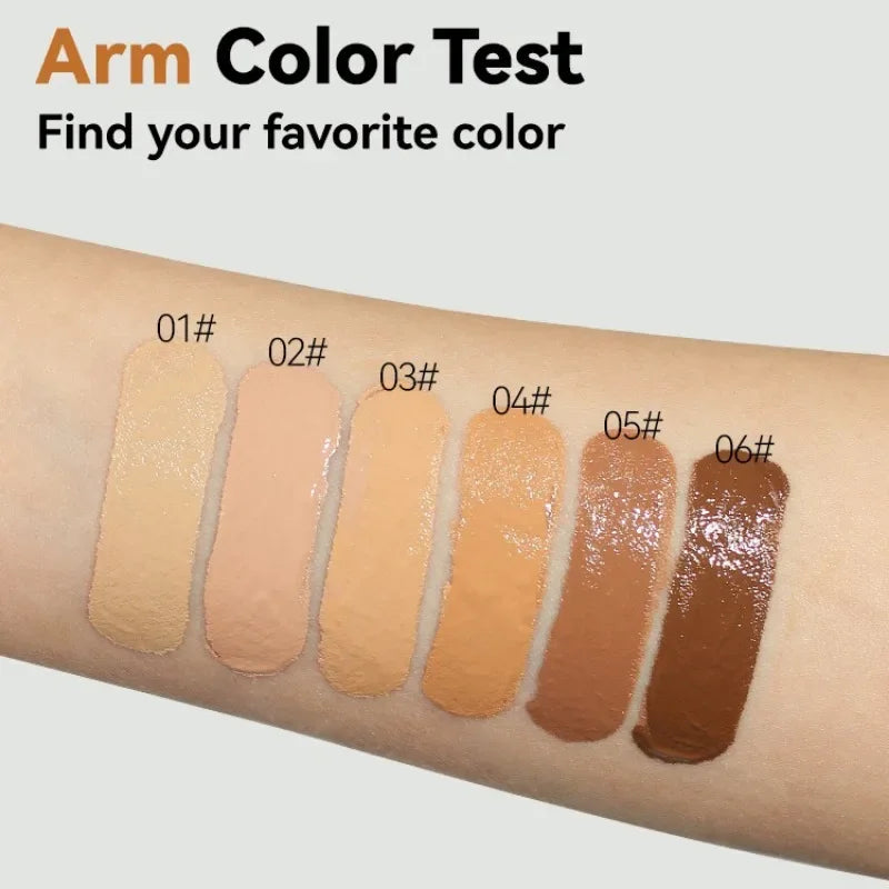 Crème Fond de Teint Visage – Contrôle du Sébum, Mat, BB Cream Waterproof, Correcteur Longue Tenue, Couvrance Totale, Base de Maquillage Professionnelle