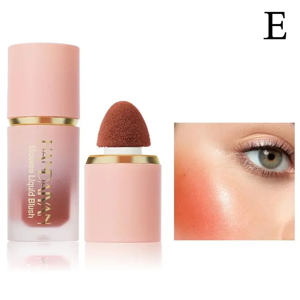 Blush Liquide Visage Mat et Scintillant – Texture Mousse Lisse – Stick Fard à Joues, Rouge, Yeux, Enlumineur et Contour Waterproof