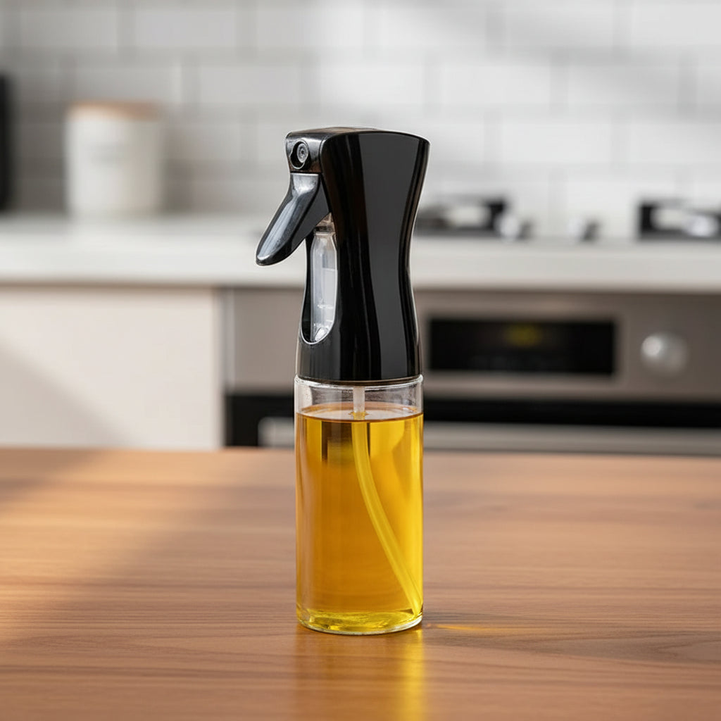 2-in-1 Oil Sprayer & Brush Bottle – 200ml / 300ml / 500ml Kitchen Oil Mister for Cooking, Baking & BBQ