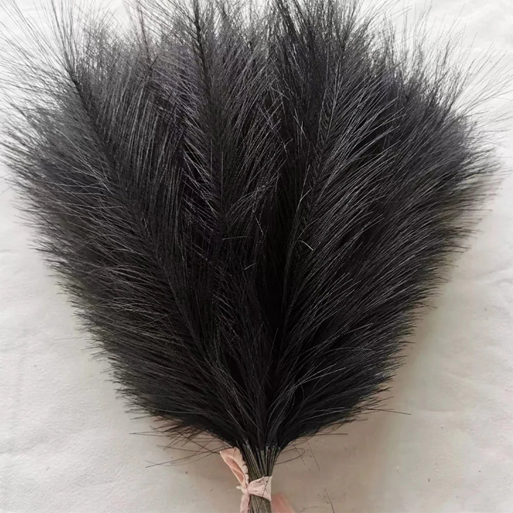 Artificial Pampas Grass Set – Fluffy Boho Decorative Reed Flowers