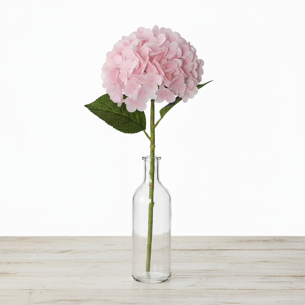 Real Touch Artificial Hydrangea Flowers – 3D Latex Bridal Bouquet Décor